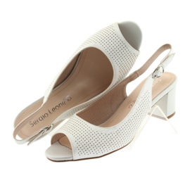 Sandalen am Pfosten von Sergio Leone 794 Silber grau 5