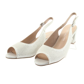 Sandalen am Pfosten von Sergio Leone 794 Silber grau 3