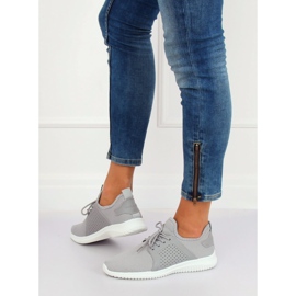 Graue Sportschuhe 7758-Y Grau 1