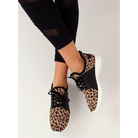 Leopard 7758-Y Sneakers mit Leopardenmuster braun 2