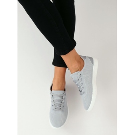 Graue Damen Sneaker 7062-Y Grau 2