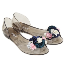 Schwarze Meliski Ballerinas 7620-PL Schwarz 2