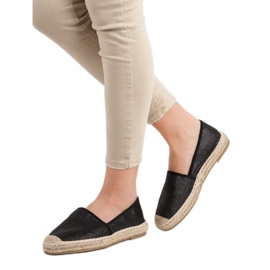 Anesia Paris Lässige Espadrilles schwarz 1