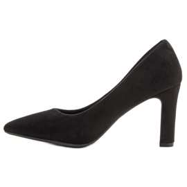 Seastar Klassische Wildleder Pumps schwarz 2