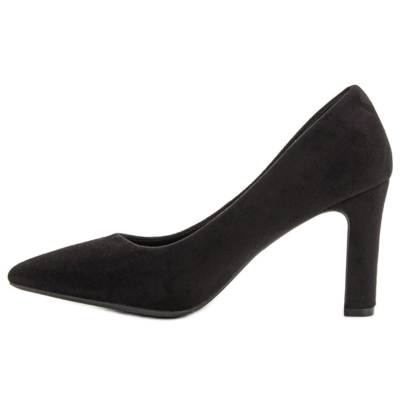 Seastar Klassische Wildleder Pumps schwarz 2