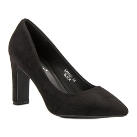 Seastar Klassische Wildleder Pumps schwarz 1
