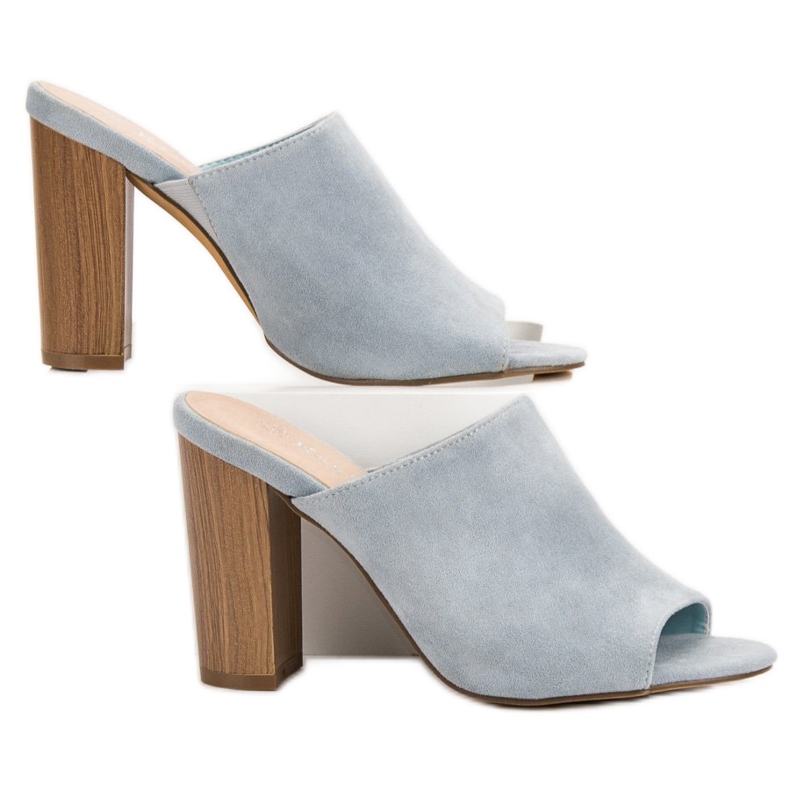 Kayla Eingebaute Sandalen mit hohen Absätzen blau 1