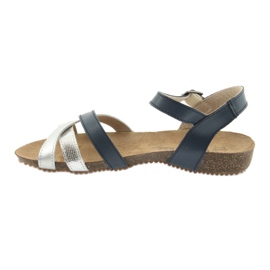 Sportsandalen navy / silber Filippo 245 grau navy blau 2