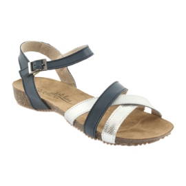 Sportsandalen navy / silber Filippo 245 grau marineblau 1