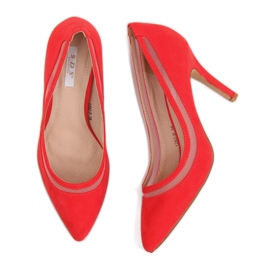 Pumps auf rotem Stilettoabsatz 1282-P Red 1
