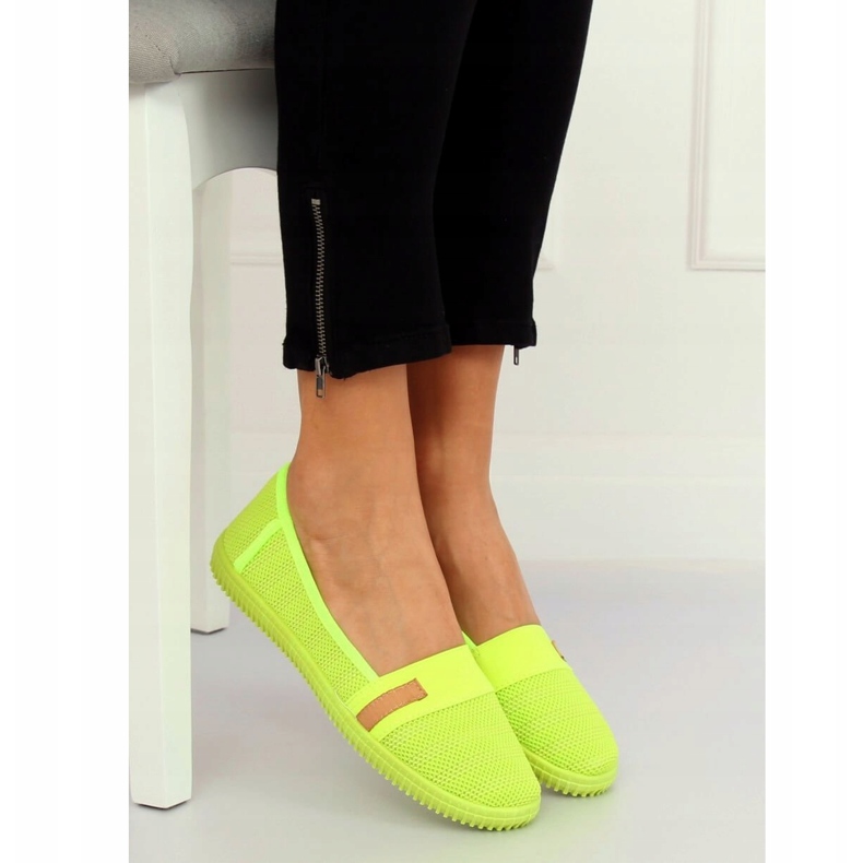 Gelbe Ballerinas für Damen XJ-2959 Gelb 2