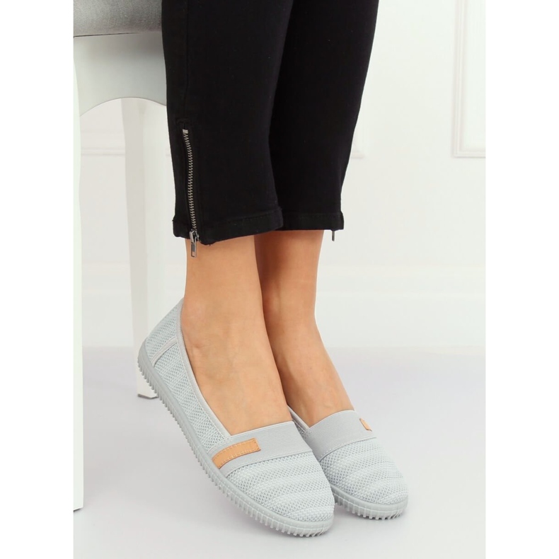 Graue Damen Ballerinas XJ-2959 Grau 1