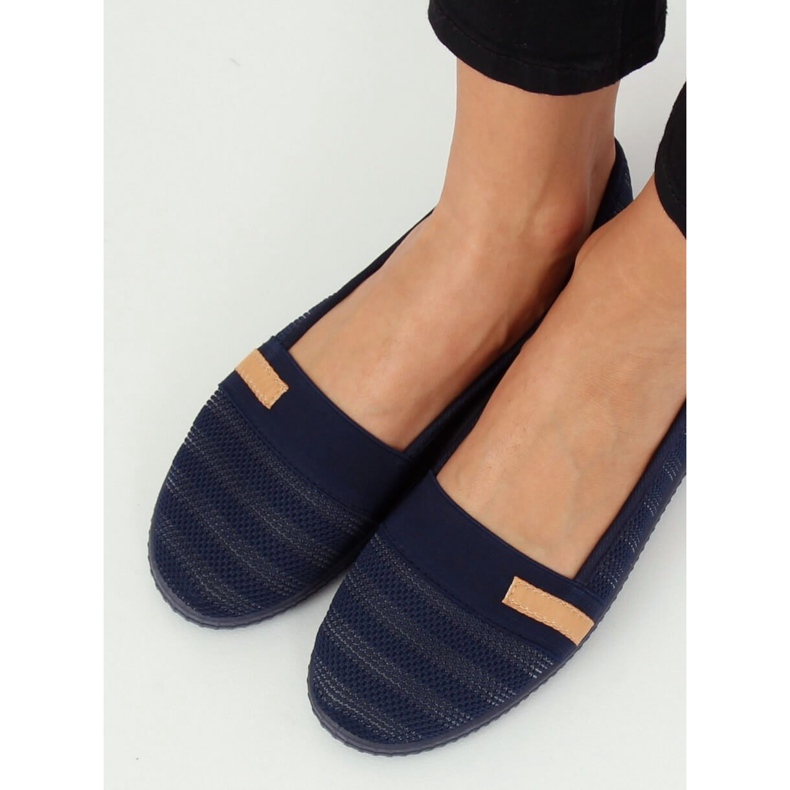 Marineblaue Ballerinas für Damen XJ-2959 Navy 2