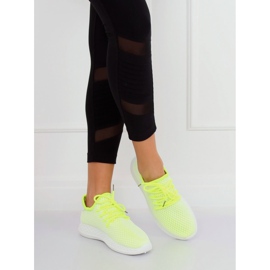 Gelbe 7760-Y Grüne Sportschuhe 2