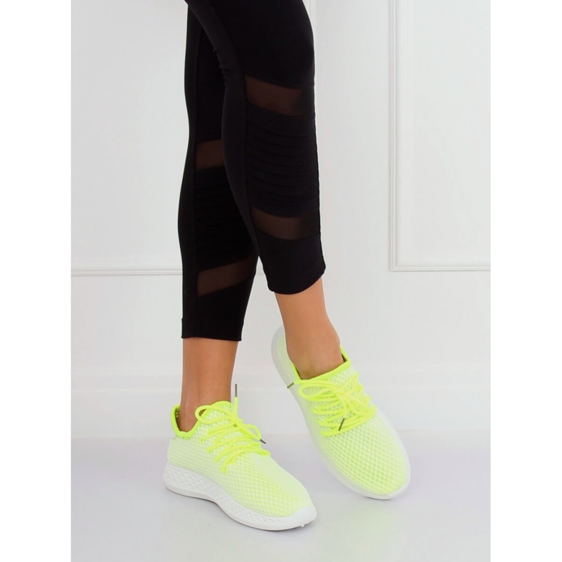 Gelbe 7760-Y Grüne Sportschuhe 2