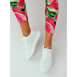 Weiß 7760-Y Weiße Sportschuhe 2