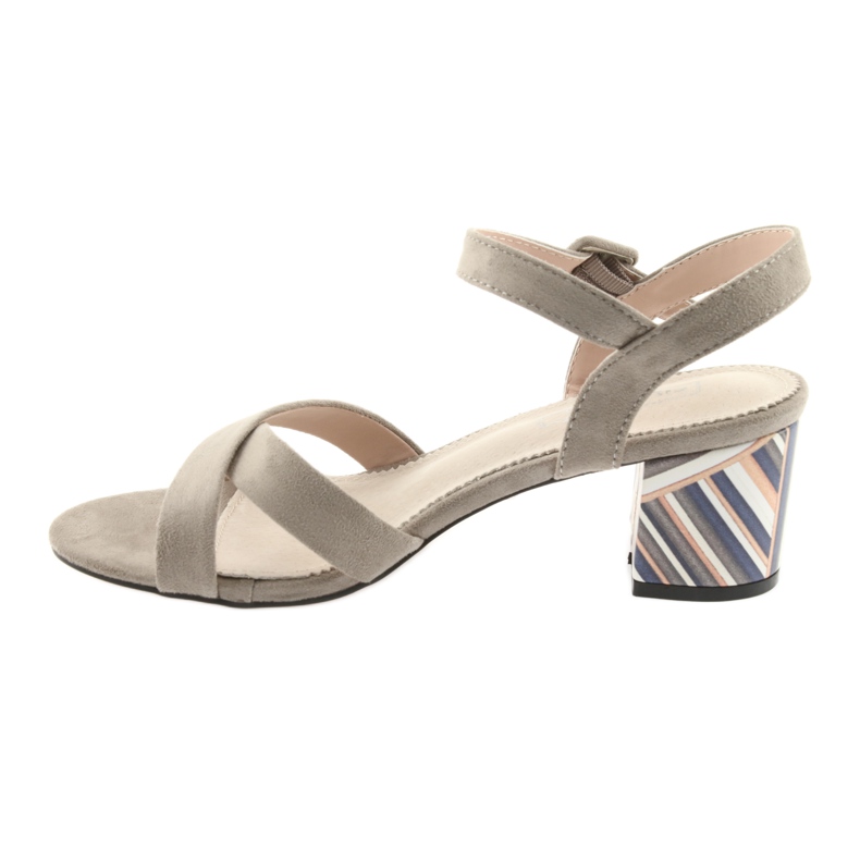 Ziersandale Absatz Filippo 818 beige 2
