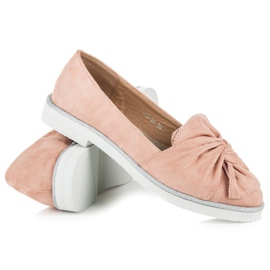 Vices Wildlederschuhe mit Glitzerverzierungen rosa 1