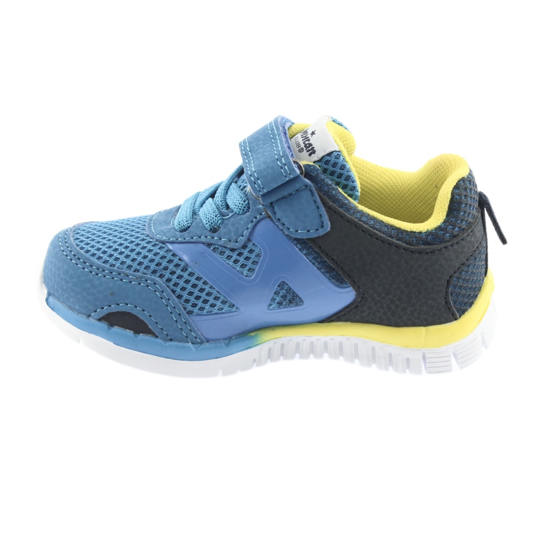 Blaue American Club ES35 Sportschuhe gelb marineblau 6