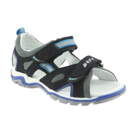 Sandalen Jungen Rüben Bartek marineblau und grau 1