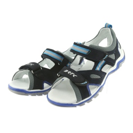 Sandalen Jungen Rüben Bartek marineblau und grau 3