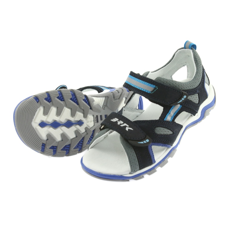 Sandalen Jungen Rüben Bartek marineblau und grau 4
