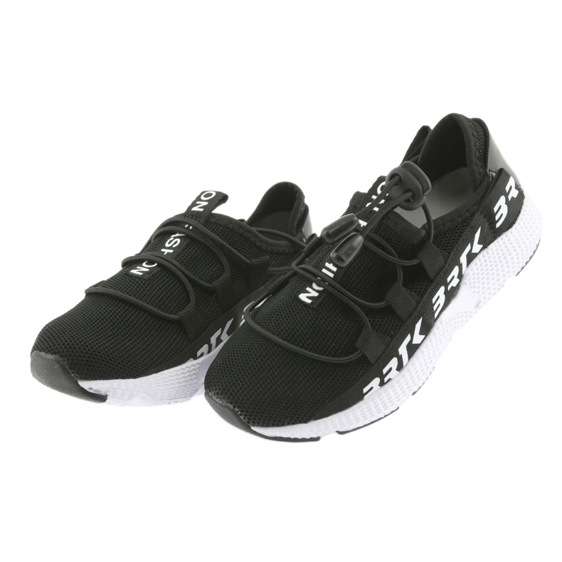 Bartek schwarze Sportschuhe 55109 Einlegesohle Leder weiß 3