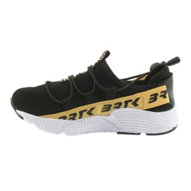 Bartek schwarze Sportschuhe 55109 Einlegesohle Leder gelb 2