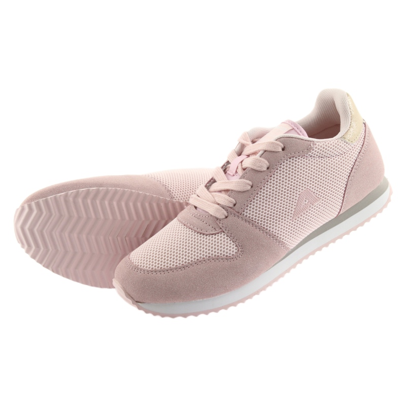Lt.pink American Club FH10 Sportschuhe gelb rosa 5