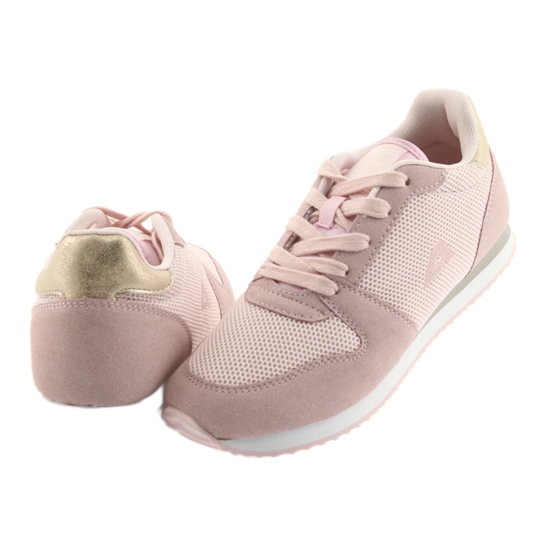 Lt.pink American Club FH10 Sportschuhe gelb rosa 4