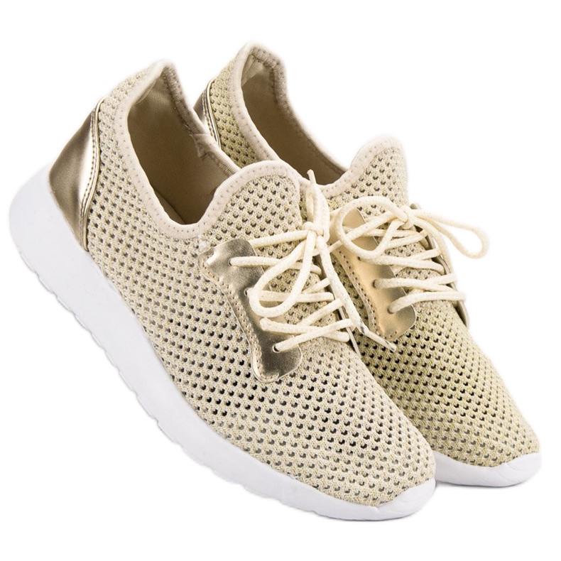 SHELOVET Mesh-Sportschuhe gelb 2