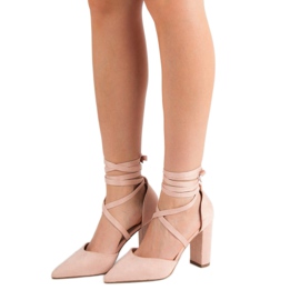 Seastar Gebundene Pumps in Spitz rosa 1