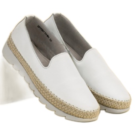 Filippo Slip-on-Lederschuhe weiß 1