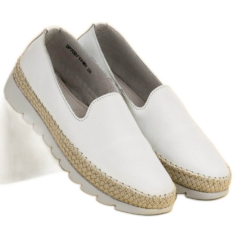 Filippo Slip-on-Lederschuhe weiß 1
