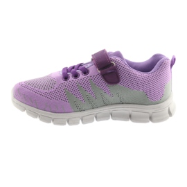 Befado Kinderschuhe 516Y025 lila grau 2