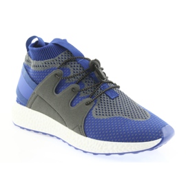 Befado Kinderschuhe bis 23 cm 516Y029 blau grau 2