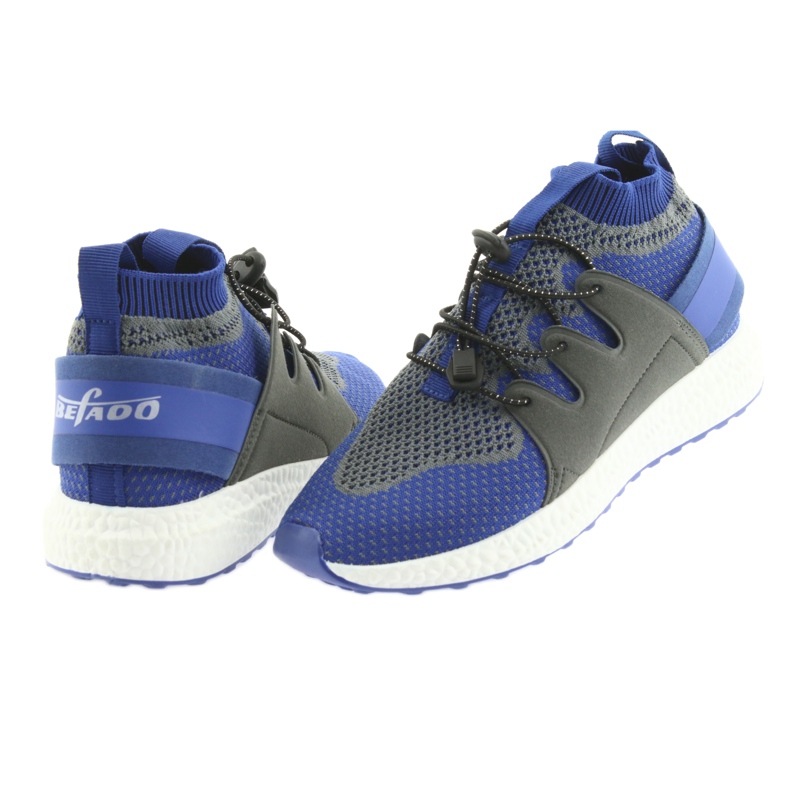 Befado Kinderschuhe 516Y029 blau grau 4