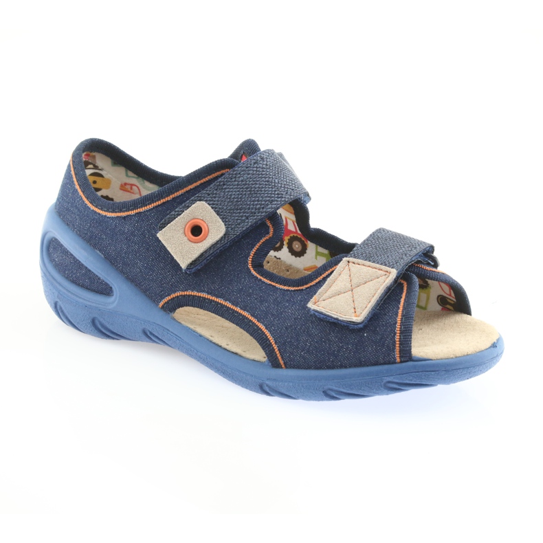 Befado Kinderschuhe PU 065X126 blau navy blau 2