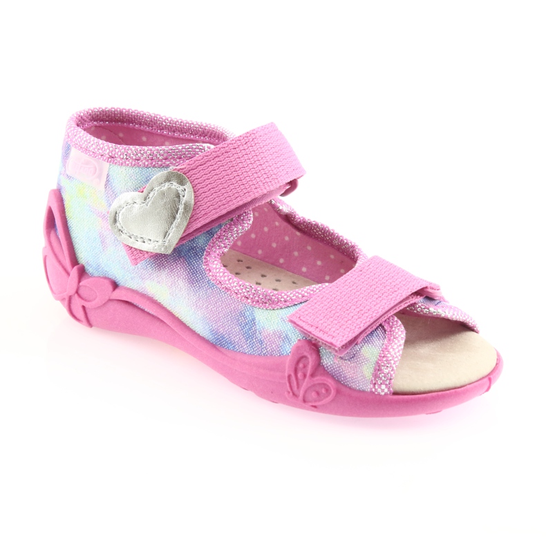 Befado gelb Kinderschuhe 342P005 mehrfarbig rosa 2