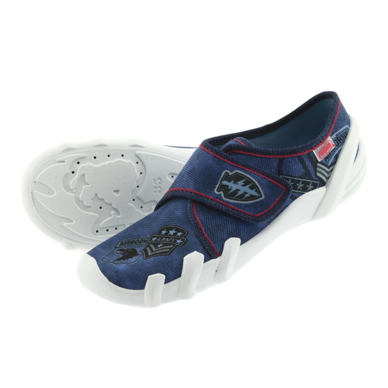 Befado Kinderschuhe 273Y242 schwarz rot marineblau 5