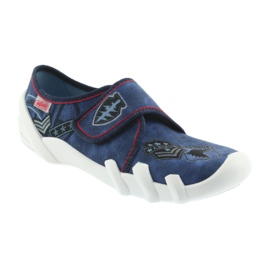 Befado Kinderschuhe 273Y242 schwarz rot marineblau 1