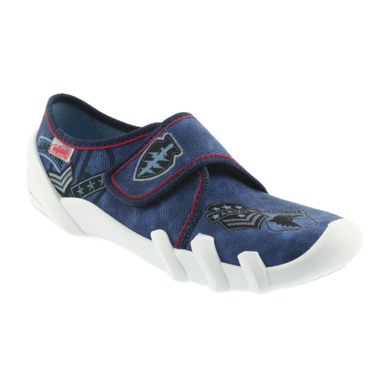 Befado Kinderschuhe 273Y242 schwarz rot marineblau 1