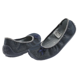 Befado Kinderschuhe 980Y096 grau navy blau 4