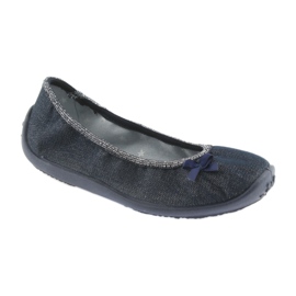 Befado Kinderschuhe 980Y096 grau navy blau 1