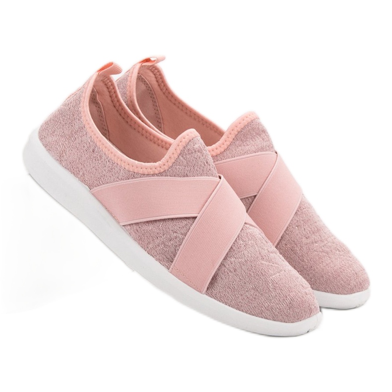 Ideal Shoes Sportschuhe zum Hineinschlüpfen rosa 2