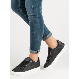 SHELOVET Schwarze Sportschuhe 1