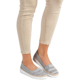 SHELOVET Textil-Espadrilles grau 1