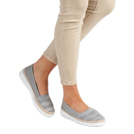 SHELOVET Textil-Espadrilles grau 2