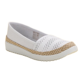 SHELOVET Textil-Espadrilles weiß 1