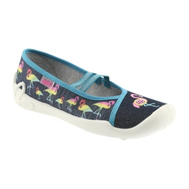 Befado Kinderschuhe 116Y251 blau rosa navy blau 2